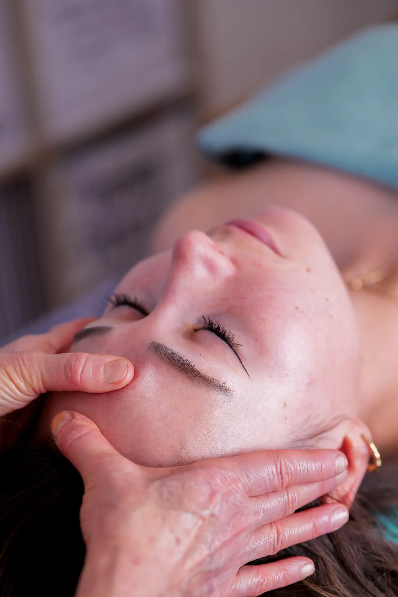 Gesichtsmassage
